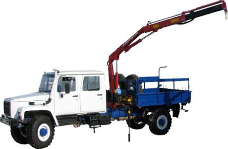 Переоборудование Газель с КМУ